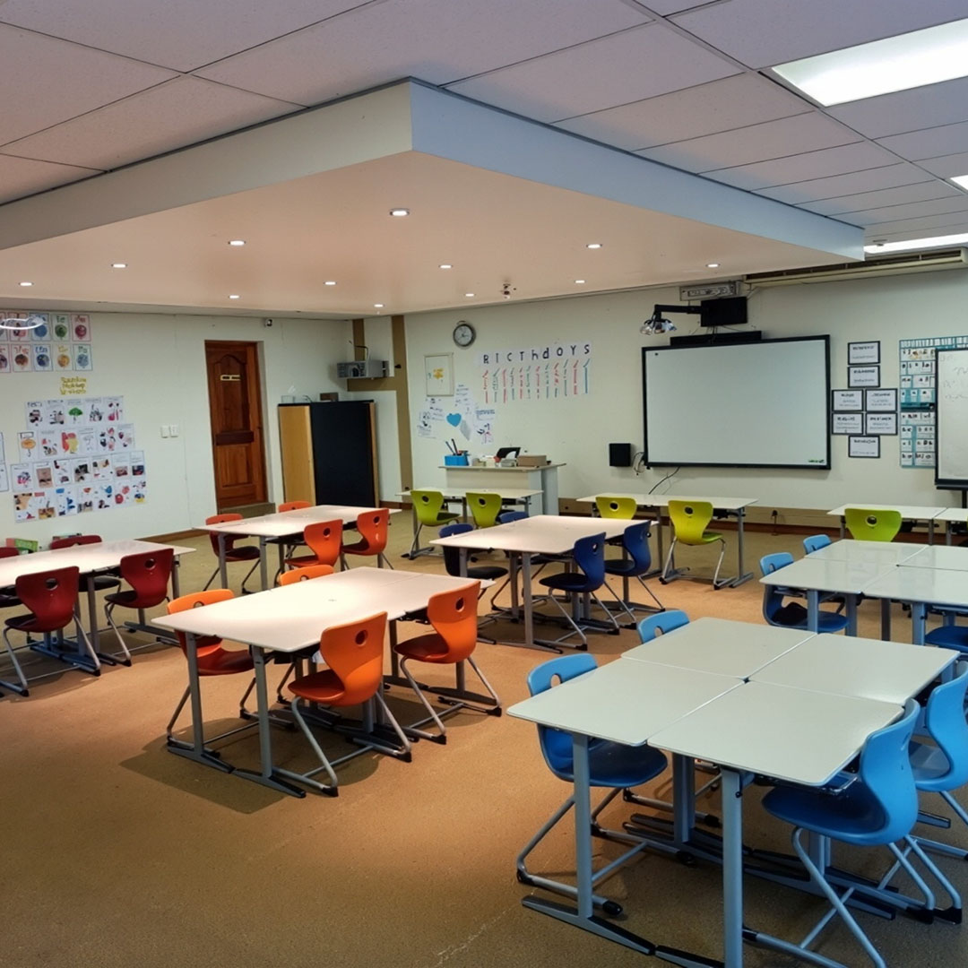 Grade 1 class at Glen Austin